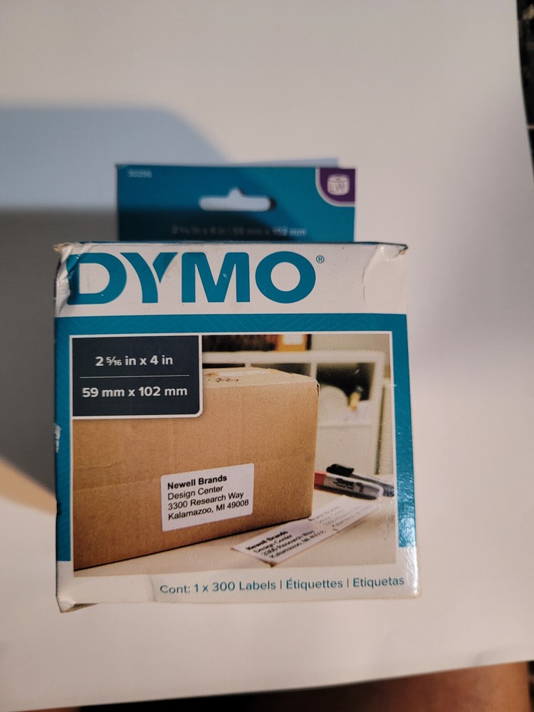 DYMO Labels types 2 5/16 x 4 White 300 Labels/Roll 30256