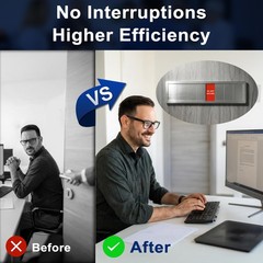 Office Privacy Door Signs 8 Options Do Not Disturb In A Meeting Therapist