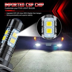 Ultra LED Headlight Bulbs (Pair) for Bobcat S130 S150 S160 S175 S185 6000K