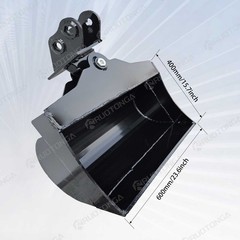 600mm Tilting Bucket for 1 Ton Mini Excavator Digger Attachment FREE SHIPPING