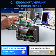 Mini1300 Antenna Analyzer 0.1Mhz~1300MHz Vector Network Analyzer Multitester