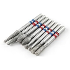 Kit de Fresas de Diamante para Zirconia FG 1.6mm para Turbina de Alta Velocidad