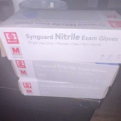 Basic Synguard Nitrile Exam Gloves, Powder-Free, Medium, NGPF7002