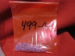 Lot of Resisters Bagged and Prepped for Install with Various values