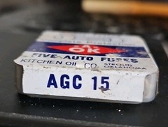 Agc-15 Fuses -A- OK KITCHEN OIL COMPANY