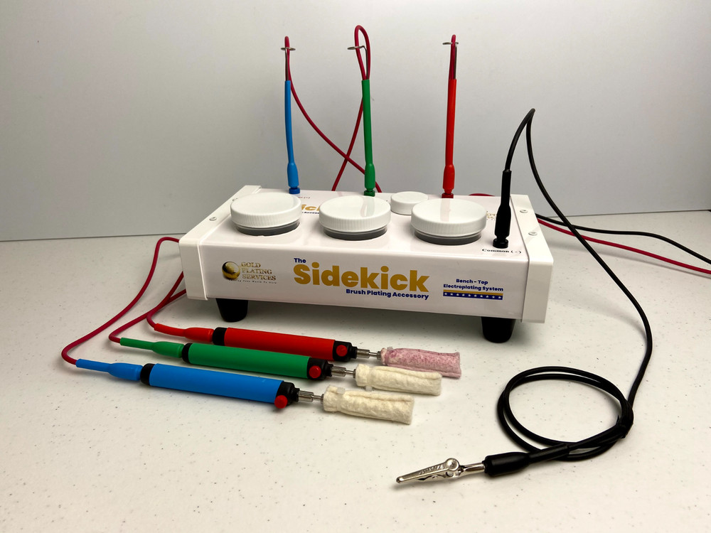 The Sidekick- Brush Electroplating Kit – 4 oz Gold – Gold Plating Services