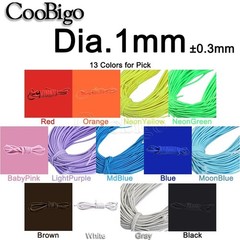 Round Elastic cord – stretch bungee cord – 1.5, 2, 3, 4, 5 mm diameter