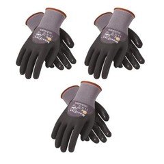 PIP 34-845 MaxiFlex Coated Dotted Palms Foam Nitrile Grip PROTECTIVE WORK GLOVES