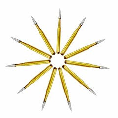 Dental Tungsten Carbide Gold Burs Trimming & Finishing & Polishing Flame FG7901