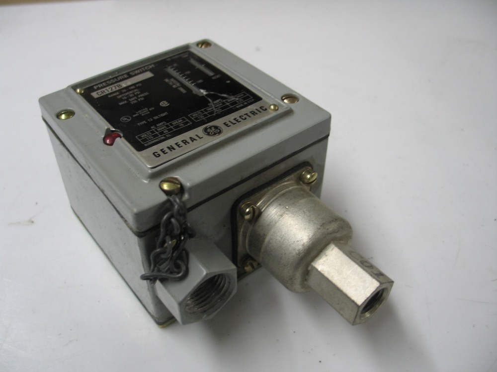 NEW GE GENERAL ELECTRIC CR127B PRESSURE SW 20-180PSI 10-30PSI DIFF 115V Q0282