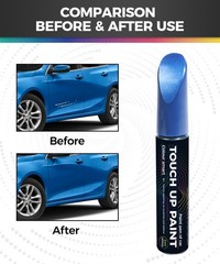 Touch up Paint Pen for Cars, Blue Car Paint Scratch Repair, Automotive Paint Pen