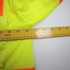 ML Kishigo Premium Brilliant Series 1550 Lime Size Med High-Visibility Vest Logo