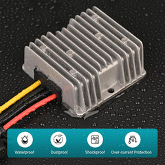 DC18V-60V to 12V Converter 20A 240W Golf Cart 24V 36V 48V Step down to 12V Conve