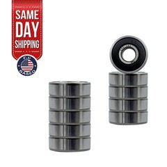 10 Pack 608-2RS Bearings 8x22x7mm Rubber Sealed Skateboard Scooter Wheel Parts