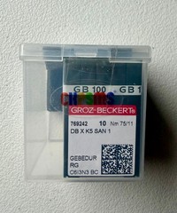 100PCS Groz-Beckert DBXK5 GEBEDUR 75/11 Embroidery Needles – Industrial Machine
