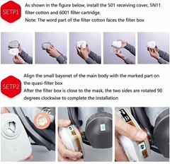 4PCS 6001 filter cartridge for organic vapor for respirators 3M 6200 7502 series