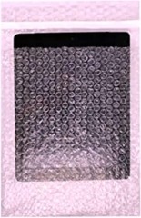 100 – 4×5.5 Anti-Static Bubble Out Pouches Bags Wrap Cushioning Self Seal, Pink