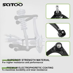 10pc Susp Kit For Mazda6 Lwr Upr Ctrl Arms Ball Jts Sway Links Tie Rod Ends