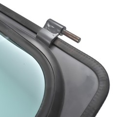 Door Frame with Glass for Bobcat All Wheel Loader: A220, A300 Iron # 7109665