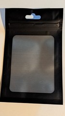 10 Pcs 3.0″x4.7 2 ml. Black/Clear- Zip Lock Poly Plastic Candy/Jewelry Bags