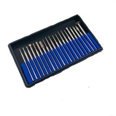 20pcs Tungsten steel Carbide Burs Drill Polisher 2.35mm Dental Lab Beauty Cutter