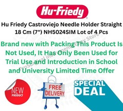 Hu Friedy Castroviejo Needle Holder Straight 18 Cm (7″) NH5024SIM Lot of 4 Pcs