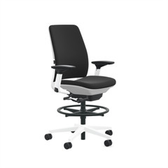 Steelcase Amia stool – Black Fabric – Open Box –