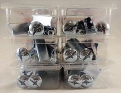18 Pieces 3/16 in. x 4 in. Zinc-Plated Toggle Bolts, Mushroom Phillips Head. NIB