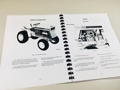 International Cub Cadet 72 104 105 124 125 Tractor Service Shop Manual