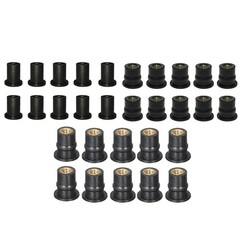 Rubberized Brass Nuts Neoprene Well Nuts Various Sizes High Strength Rubber