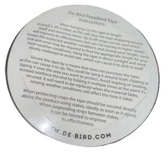 Versatile 350 Ft Reflective Bird Scare Tape – Ideal for Pigeon & Goose Control
