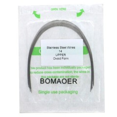 5-200 Packs 014 Upper Dental Orthodontic Stainless Steel Round Arch Wire Ovoid