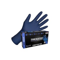 Thickster Gloves 14 Mil Heavy Duty Latex 12 Inch Textured Grip 50 Count New