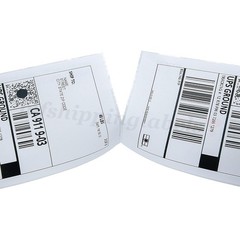 8000 4″x6″ Fanfold Direct Thermal Shipping Labels Perforated for Zebra & Rollo
