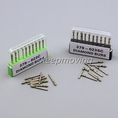 7Type Dental Burs Diamond Round End Taper Football Long Ball High Speed 379 368