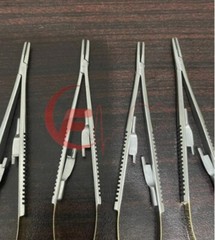 Lot of 4 HU FRIEDY Castroviejo straight Needle Holder 7″ 18cm NH5024