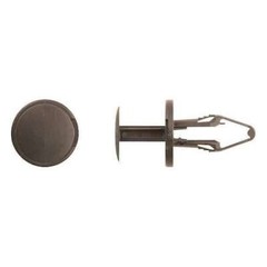 Zoro Select 10372Pk Push-In Rivet, Dome Head, 8.5 Mm Dia., 24 Mm L, Nylon Body,