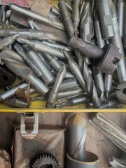 Mulling Machine End Mill Lot with New Bits Included Made In USA