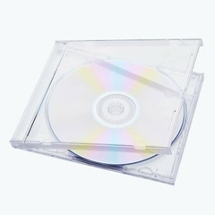 50 Pack 10.4 mm Standard Single Clear CD Jewel Case with Assembled Clear Tray