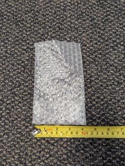 Pack of 10 Fold seal Clear Bubble Out Pouches Bags for Wrap Cushioning, 4″ x 7.