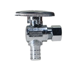 40 Pcs. 1/2″ Pex X 3/8″OD Comp. Angle Valve, Lead Free Brass, Pex Angle Valve