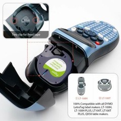 20PK DYMO LetraTag Tape Refills 91330 12mm White Paper Compatible for LT-100H XM