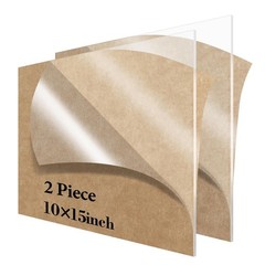 2 Pieces 15 X 15 Acrylic Sheet 1/8Inch Thick 3Mm Clear Plexiglass Sheetuse Fo…