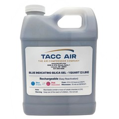 2 Quarts Color Changing Blue Desiccant Beads For Air Dryer (4 LBS) 1/2 Gallon