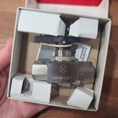 Ham-let H6810SSN1/4CSS Ball Valve 1/4″ FNPT 6000psi
