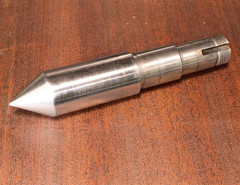 (1) Bardons & Oliver N307 Live Center Straight Shank W/ SKF 7203 7204 Bearings