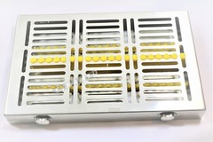 DETACHABLE 5 DENTAL SURGICAL AUTOCLAVE STERILIZATION CASSETTES FOR 20 INSTRUMENT