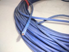 3MM DIA. BLUE STRANDED COPPER WIRE 75FT 86084 12-1985KHD 1998