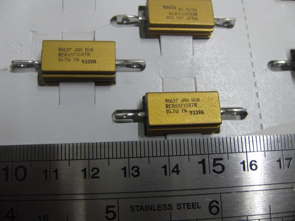 1X RER65F10R7R 10.7R 15 10W ±100ppm/°C Wirewound Resistors 10.7 Ohms