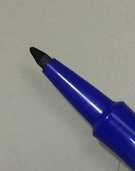 PAPER MATE Flair Felt Tip Blue Pens SET OF 12 Office/School Supplies >NEW<